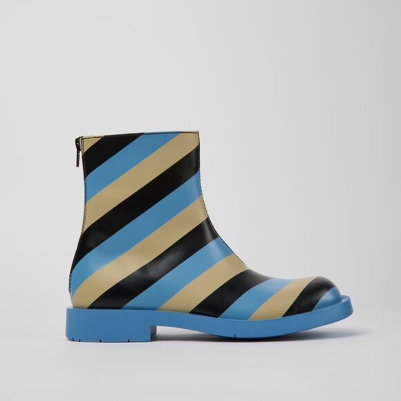 Camper MIL 1978 Multicolored leather ankle boots for women - Picture 1 of 5